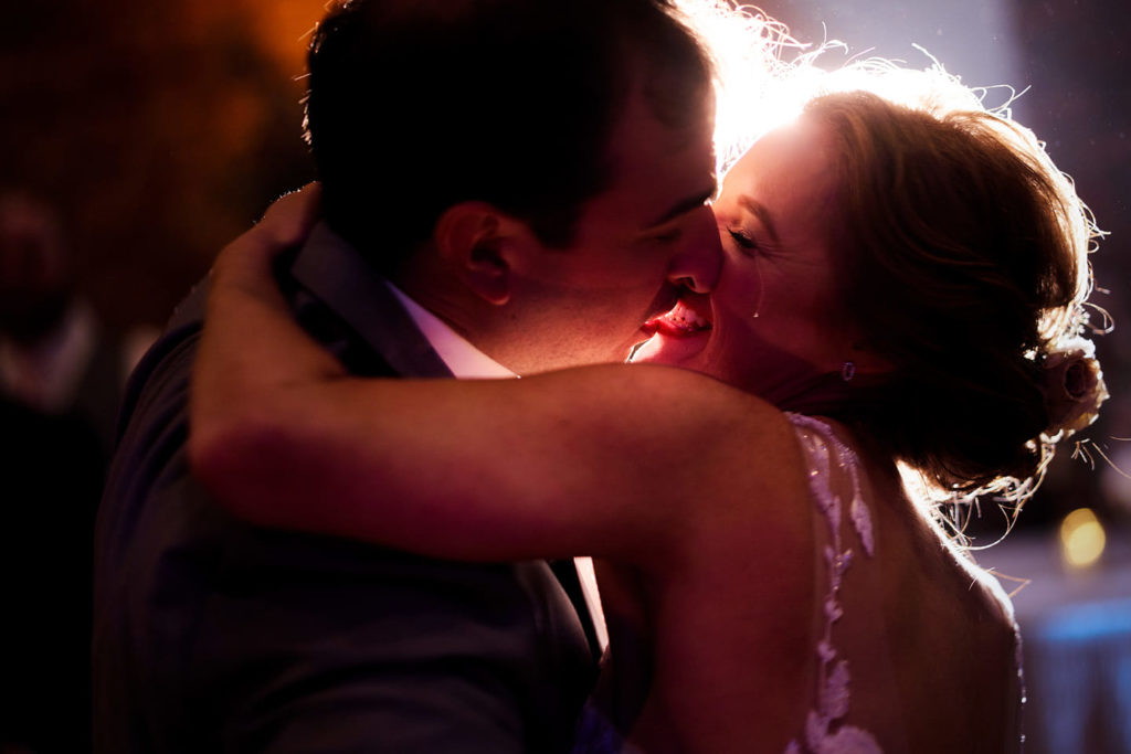 bride and groom first dance wedding photography