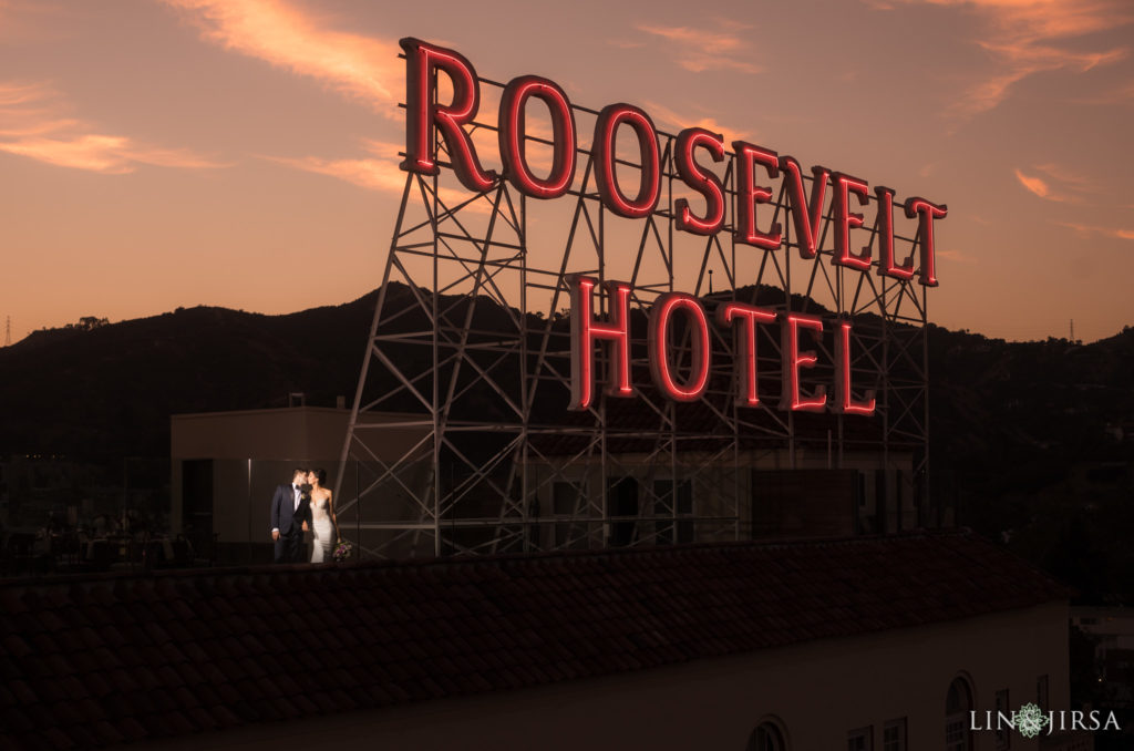 hollywood roosevelt hotel wedding lin and jirsa photography