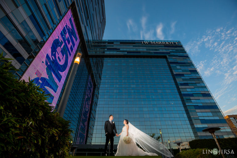 jw marriott la live wedding lin and jirsa photography
