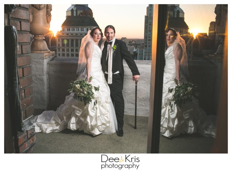 elks tower wedding dee and kris photography