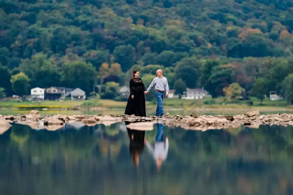 fort hunter engagement smj photography