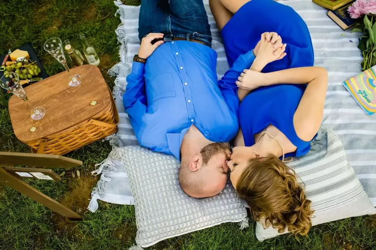 lititz springs park engagement smj photography