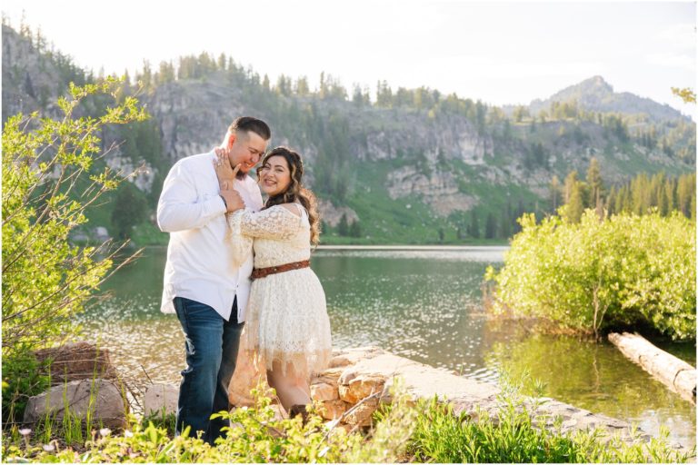 tony grove lake engagement jessie and dallin photography