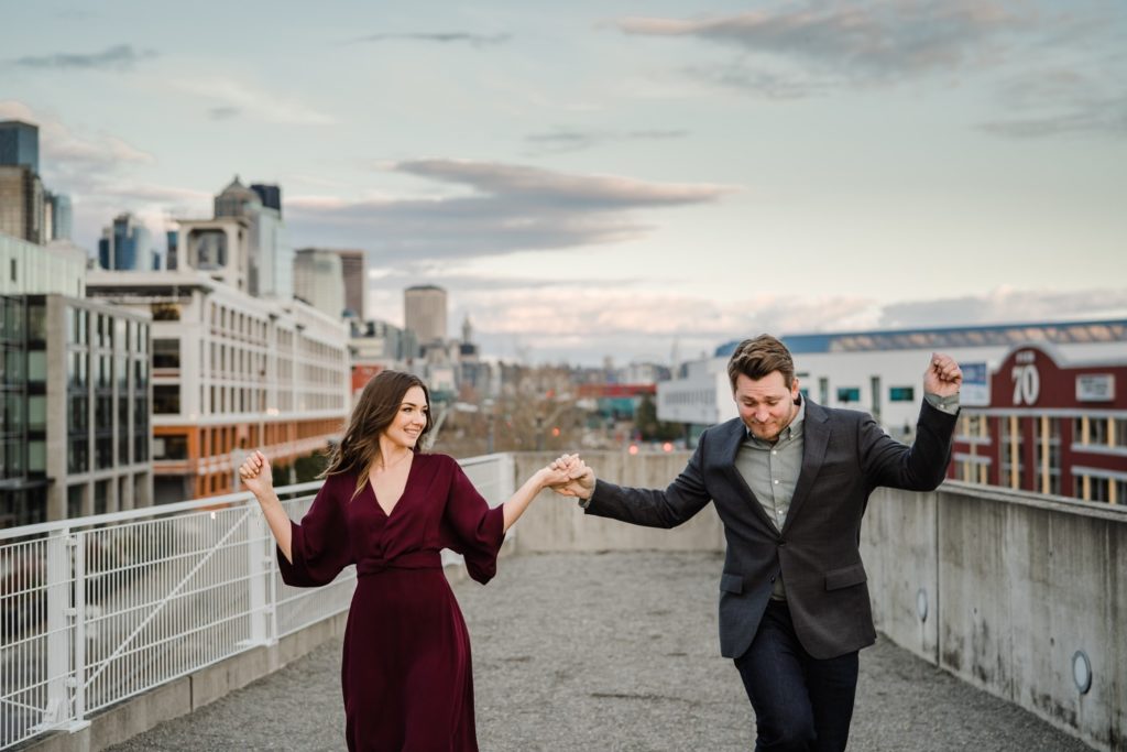 olympic sculpture park engagement sasha reiko photography