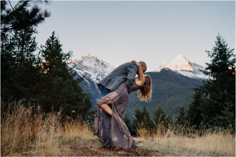 diablo lake engagement sasha reiko photography