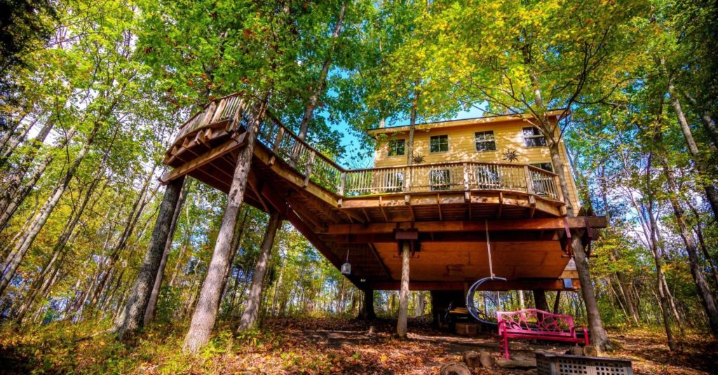 earthjoy treehouse wedding venue