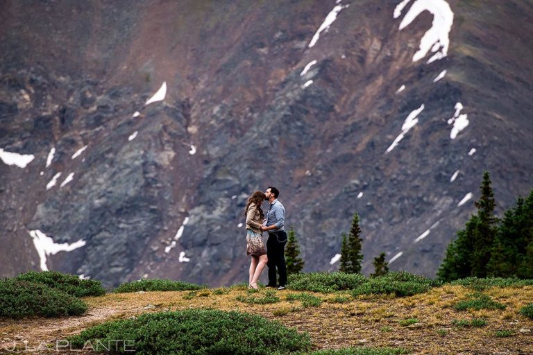loveland pass engagement j la plante photography