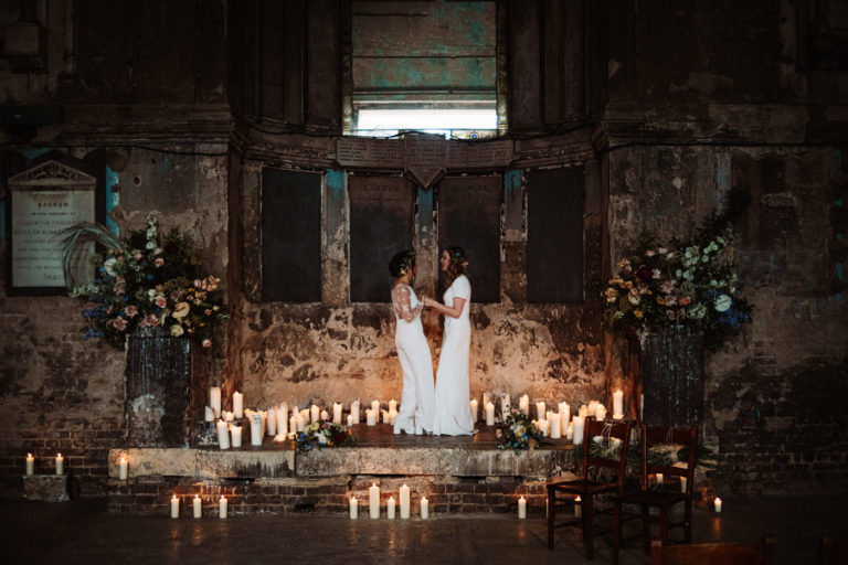 asylum chapel wedding ginger beard photography